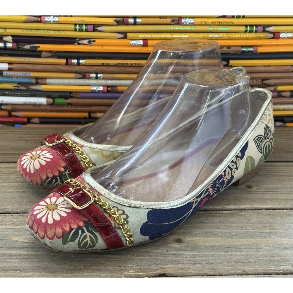 Steve Madden Y2K Colorful Flats Barnum Business Office Preppy Women's 9.5 M